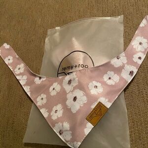 Pink Floral Dog Bandana